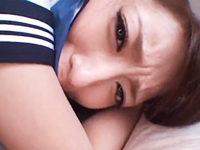 おじさんにセーラー服を着たままパンストを破かれてたっぷりと若い身体を弄ばれちゃう美形JKの中出しセックス JavyNow