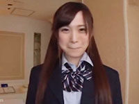 正統派の美少女JKをホテルで制服に着替えさせてたっぷり可愛がる中出しセックス Pornhub